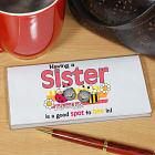 Good Spot To Be In Sisters Personalized Checkbook Cover